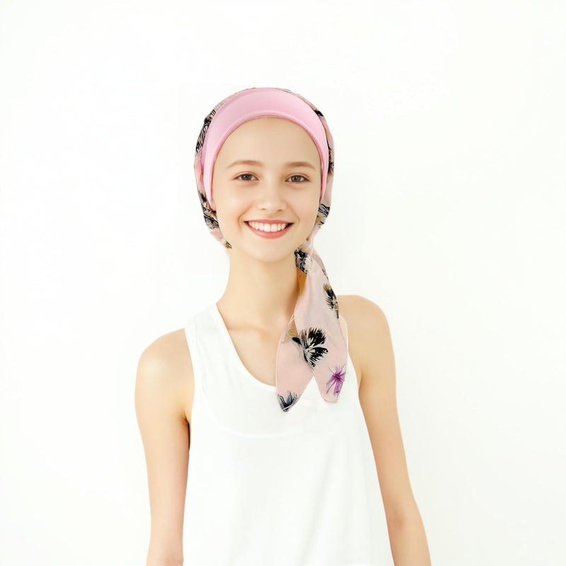Belleshow Chemo Headwear Turbans for Women, Cancer Head Scarf, Headwear Coverings Caps, Head Wraps for Cancer Patients - Image 4